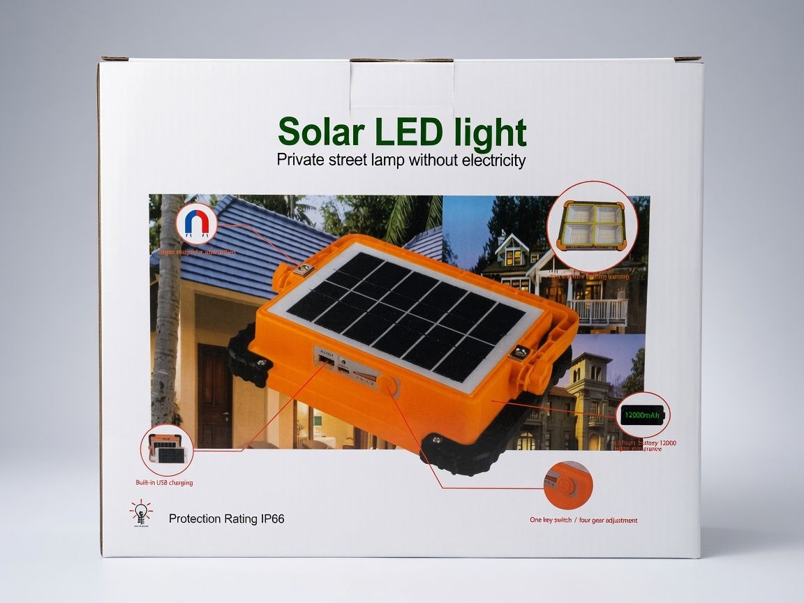 ☀️ چراغ خورشیدی پرتابل Solar LED Light روشنایی قدرتمند، بدون نیاز به برق! اگر به دنبال یک چراغ قابل‌حمل، مقاوم و کم‌مصرف برای خانه، باغ، ویلا، سفر، کمپینگ یا مواقع قطعی برق هستید، این مدل می‌تواند گزینه‌ای کاربردی باشد